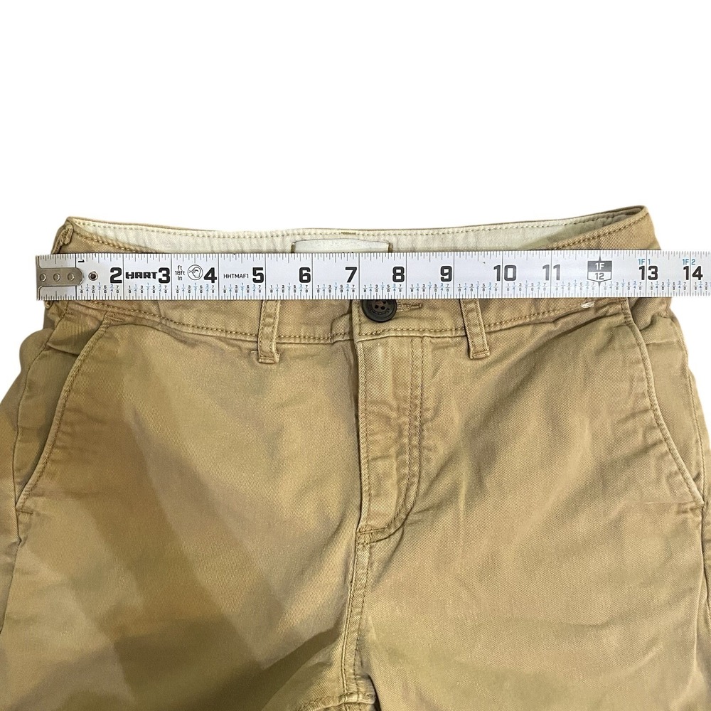 Abercrombie Kids Chino Pants Boys 11/12 Khaki Regular Adjustable Waist Uniform - Picture 6 of 6